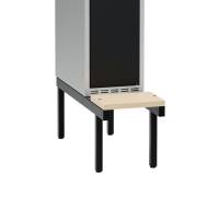 Siddeb&aelig;nk birk, enkel 300x550mm