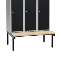 Siddeb&aelig;nk birk, enkel 900x400mm