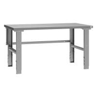 Fileb&aelig;nk 1500x800 mm st&aring;l bordplade
