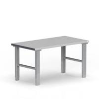 Fileb&aelig;nk 1500x800 mm st&aring;l bordplade