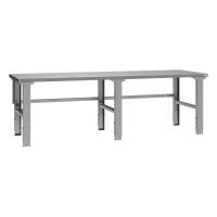 Fileb&aelig;nk 2500x800 mm st&aring;l bordplade