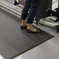 Industrim&aring;tte Basic Bubble mm 0,6x0,9 m Farve: Sort