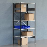 Lagerreol &Aring;ben V06 2100x1000x600  RAL 7035