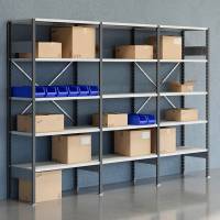 Lagerreol &Aring;ben V06 2100x3000x500  RAL 7035