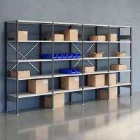 Lagerreol &Aring;ben V06 2100x4000x500  RAL 7035