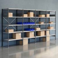 Lagerreol &Aring;ben V06 2100x4000x600  RAL 7035