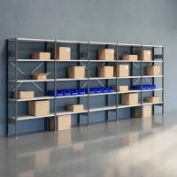 Lagerreol &Aring;ben V06 2100x5000x400  RAL 7035