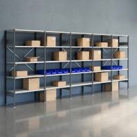 Lagerreol &Aring;ben V06 2100x5000x500  RAL 7035