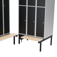 Siddeb&aelig;nk birk, hj&oslash;rne 900x550mm