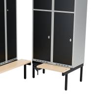 Siddeb&aelig;nk birk, hj&oslash;rne 800x400mm