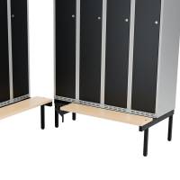 Siddeb&aelig;nk birk, hj&oslash;rne 1200x400mm