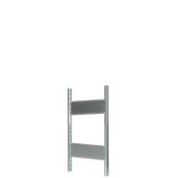 Stigegavl &aring;ben 1000x400mm Galv.