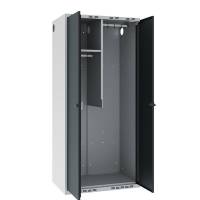 Garderobeskab POL, lige tag og antracit d&oslash;re