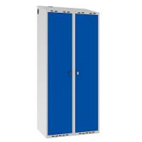 Garderobeskab POC, skr&aring;t tag og bl&aring; d&oslash;re