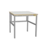 ESD-arbejdsbord Let H 800x620 mm gr&aring; vinyl