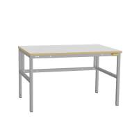 ESD-arbejdsbord Let H 1200x620 mm gr&aring; vinyl