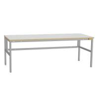 ESD-arbejdsbord Let H 2000x620 mm gr&aring; vinyl