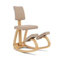 Variable Plus kn&aelig;stol Beige/Lys brun ask