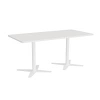 M&oslash;debord DNA, Hvid 1600x800 mm rektangul&aelig;r, Hvidt understel