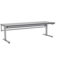 ErgoMini arbejdsbord 2500x800mm m/HPL bordplade