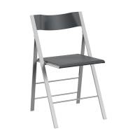 Klapstol Mini antracit med alugr&aring; stoleben, 2-pak