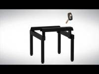 Høj benramme til garderobeskab 300x550 mm