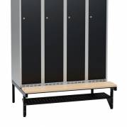 Skohylde til siddeb&aelig;nk og h&oslash;j benramme bredde 1200 mm