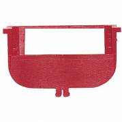 Plast skilleplade 46 mm R&oslash;d