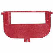 Plast skilleplade 46 mm R&oslash;d