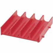 Plasttrau 150x150 4 r&aelig;kker R&oslash;d