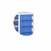 Plastkasse til bakke- og plastkassevogn 300x400x110 mm Bl&aring;