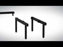 B&aelig;nkstel til garderobeskab 600x550 mm