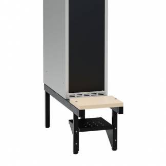 Skohylde til siddeb&aelig;nk og h&oslash;j benramme bredde 300 mm