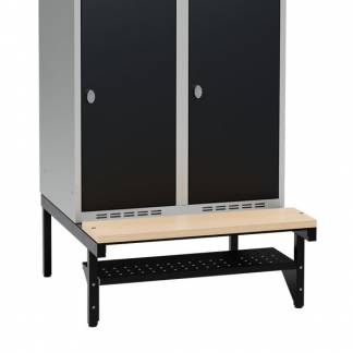 Skohylde til siddebænk og høj benramme bredde 800 mm