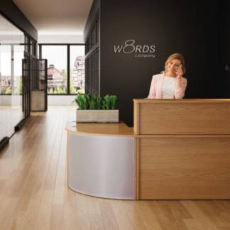 Reception Ekoflex overdel, B&oslash;g Bredde 1600 mm