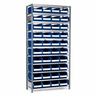 Lagerreol til sm&aring;dele V-06 Nr. 1 dybde 400 mm