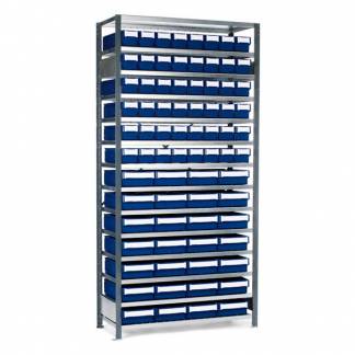 Lagerreol til sm&aring;dele V-06 Nr. 3 dybde 600 mm