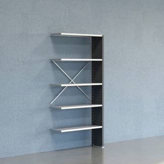 Lagerreol V06 F&oslash;lgesektion 2100x300 mm Lukket / Galv