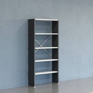 Lagerreol V06 Startsektion 2100x300 mm Lukket / 7035