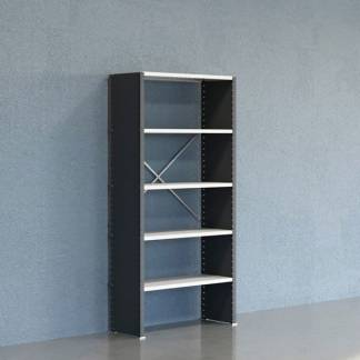 Lagerreol V06 Startsektion 2100x400 mm Lukket / 7035