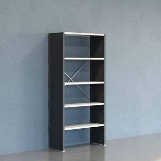 Lagerreol V06 Startsektion 2100x400 mm Lukket / 7035