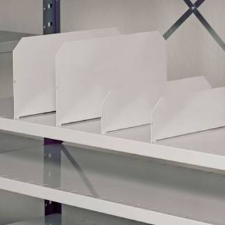 Deleplade for hylder V06 200x500 mm 7035