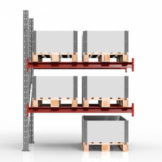 Pallereol F&oslash;lgesektion 2500x1850mm 2x1200 kg