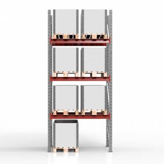 Pallereol Startsektion 3500x1850mm 2x1200 kg