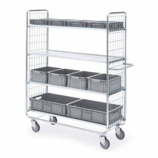 Vogn 4 hylder 1585x460x1180 mm