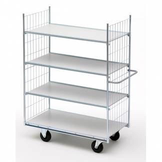 Vogn 4 hylder 1690x650x1790 mm