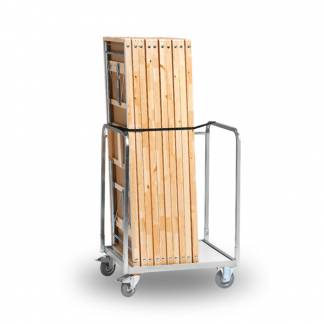 Vogn til sammenklappelige bord