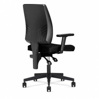 Kontorstol Taktik, Sort med arml&aelig;n