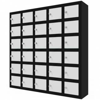 Opbevaringsboks til mobil/v&aelig;rdier 30 rum