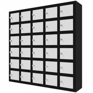 Opbevaringsboks til mobil/v&aelig;rdier 30 rum